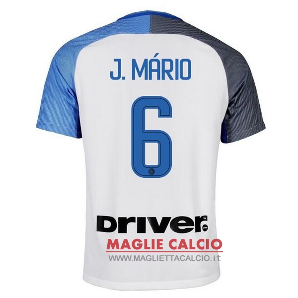 nuova maglietta inter milan 2017-2018 j.mario 6 seconda
